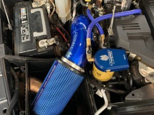 Dodge Ram 3500 Performance Air Intake - Sinister Diesel - Cold Air Intake - Sinister Blue - `13-`18